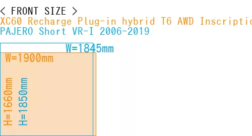 #XC60 Recharge Plug-in hybrid T6 AWD Inscription 2022- + PAJERO Short VR-I 2006-2019